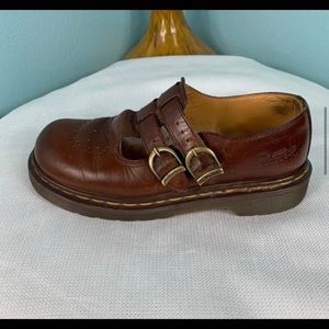Dr Martens size 6 Brown Leather Mary Janes